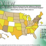 The CDC flu map