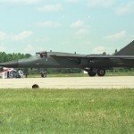 FB 111 Taxing at Plattsburg AFB